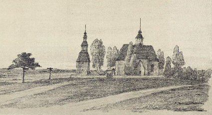 Severin Falkman: Joutsenon kirkko, 1880